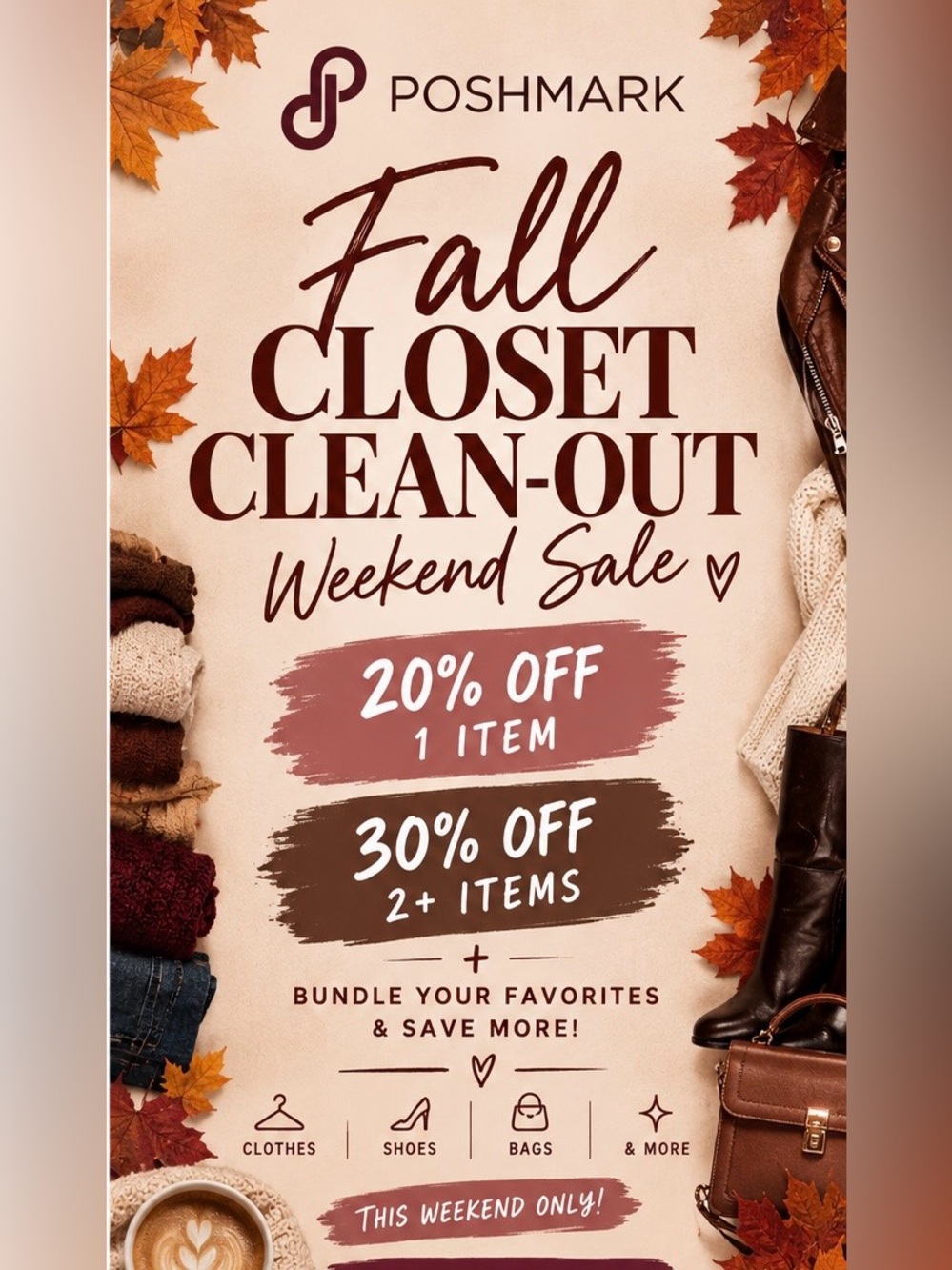 FALL CLOSET CLEAN OUT SALE